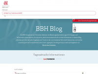bbh-blog.de Webseite Vorschau