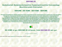 bbhome.de Webseite Vorschau