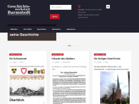 barmstedt-geschichte.de Webseite Vorschau