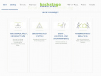 backstage-consulting.de Webseite Vorschau