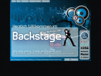backstage-studios.de Webseite Vorschau