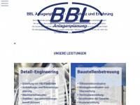 bbl-anlagenplanung.com Webseite Vorschau