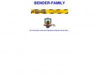 bender-family.de Webseite Vorschau