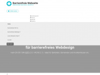 barrierefreie-webseite.de Webseite Vorschau