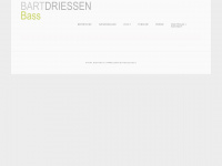 bartdriessen.com Webseite Vorschau