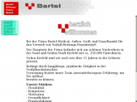 bartel-medical.de Webseite Vorschau