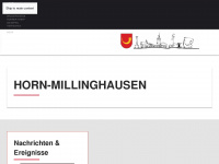 horn-millinghausen.de Webseite Vorschau
