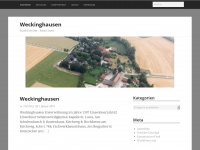 weckinghausen.de Webseite Vorschau