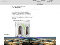 crystal-cabin-award.com Webseite Vorschau