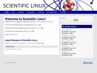 scientificlinux.org Webseite Vorschau