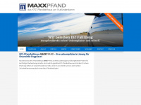 maxxpfand.de Webseite Vorschau