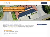 ecotech-energy.de Webseite Vorschau