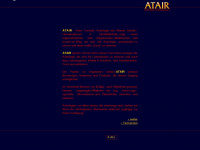 atair.at Webseite Vorschau