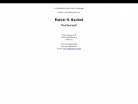 barthel-reindl-law.de Webseite Vorschau
