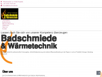 bad-schmiede.de Webseite Vorschau