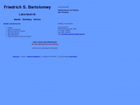 bartolomey.de Webseite Vorschau
