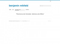 benjamin-mikfeld.de Webseite Vorschau