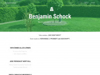 benjamin-schock.de Webseite Vorschau