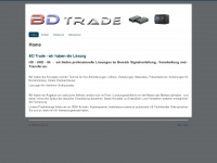 bd-trade.de Webseite Vorschau