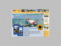 bade-touren.de Webseite Vorschau