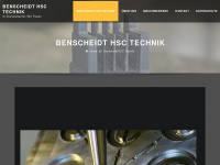 benscheidt-hsc.de Webseite Vorschau