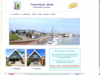 bensersiel-ferienhaus.info Webseite Vorschau