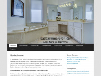 badezimmerprofi.com Webseite Vorschau