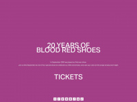 bloodredshoes.co.uk Webseite Vorschau