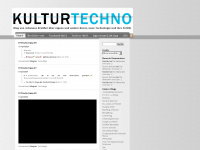 kulturtechno.de Webseite Vorschau