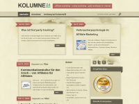 kolumne24.de Webseite Vorschau