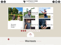 captaincork.com Webseite Vorschau