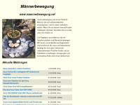 maennerbewegung.net Webseite Vorschau