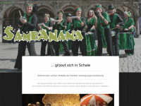 sambanana.de Webseite Vorschau