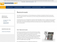 basiszins.net Webseite Vorschau