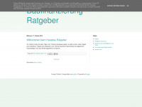 ratgeber-baufinanzierung.blogspot.com Webseite Vorschau