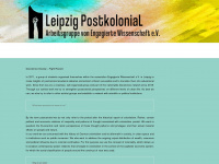 leipzig-postkolonial.de Webseite Vorschau