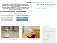 badminton-schmallenberg.de Webseite Vorschau