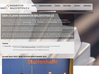 badminton-waldstetten.de Webseite Vorschau