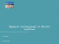 beach-volleyball-bruehl.de Webseite Vorschau