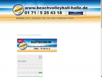 beach-volleyball-halle.de Webseite Vorschau