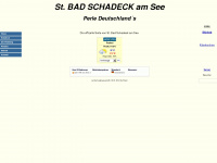 badschadeck.de Webseite Vorschau