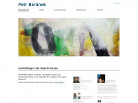 beranek-art.com Webseite Vorschau