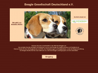 beaglewelpen.org Webseite Vorschau