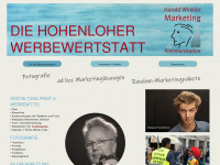 baecker-marketing.de Webseite Vorschau