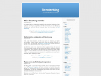 berater.wordpress.com Webseite Vorschau