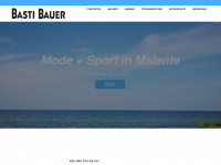 basti-bauer.de Webseite Vorschau