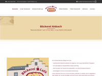 baeckerei-alsbach.de Webseite Vorschau