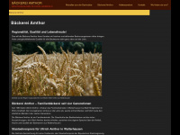 baeckerei-amthor.com Webseite Vorschau