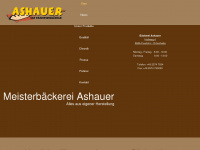 baeckerei-ashauer.de Webseite Vorschau