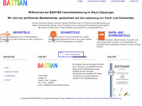 bastian-industrielackierung.de Webseite Vorschau